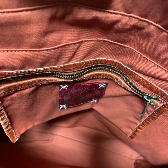 Gap Denim Top Handle shoulder bag w/ Zipper & Magnetic snap Closure - Picture 6 of 9